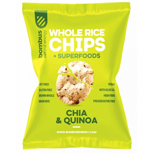 Bombus Rice chips 60 g šalvia / quinoa